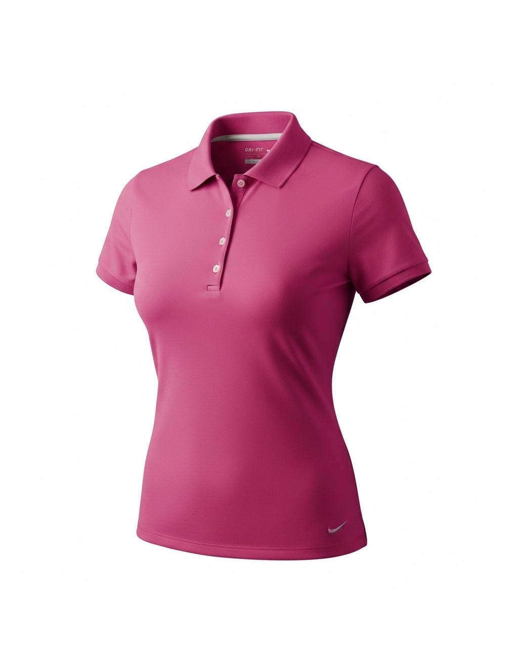 Nike Fit Dry Golf Women's Athletic Sportswear Pink Polo Shirt Size S